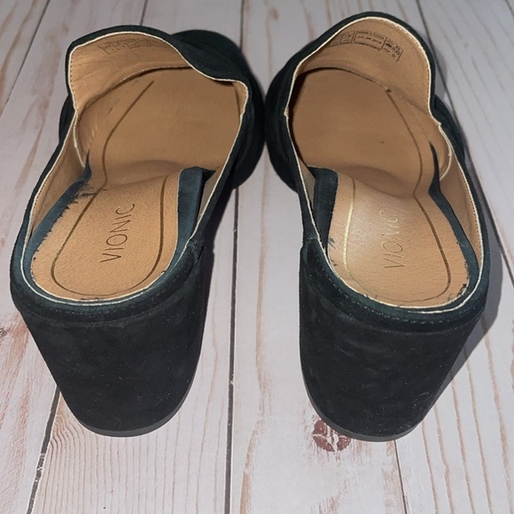 VIONIC Presley Black Suede Mule Slip On - Picture 3 of 9